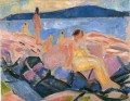 alto verano ii 1915 Edvard Munch Expresionismo